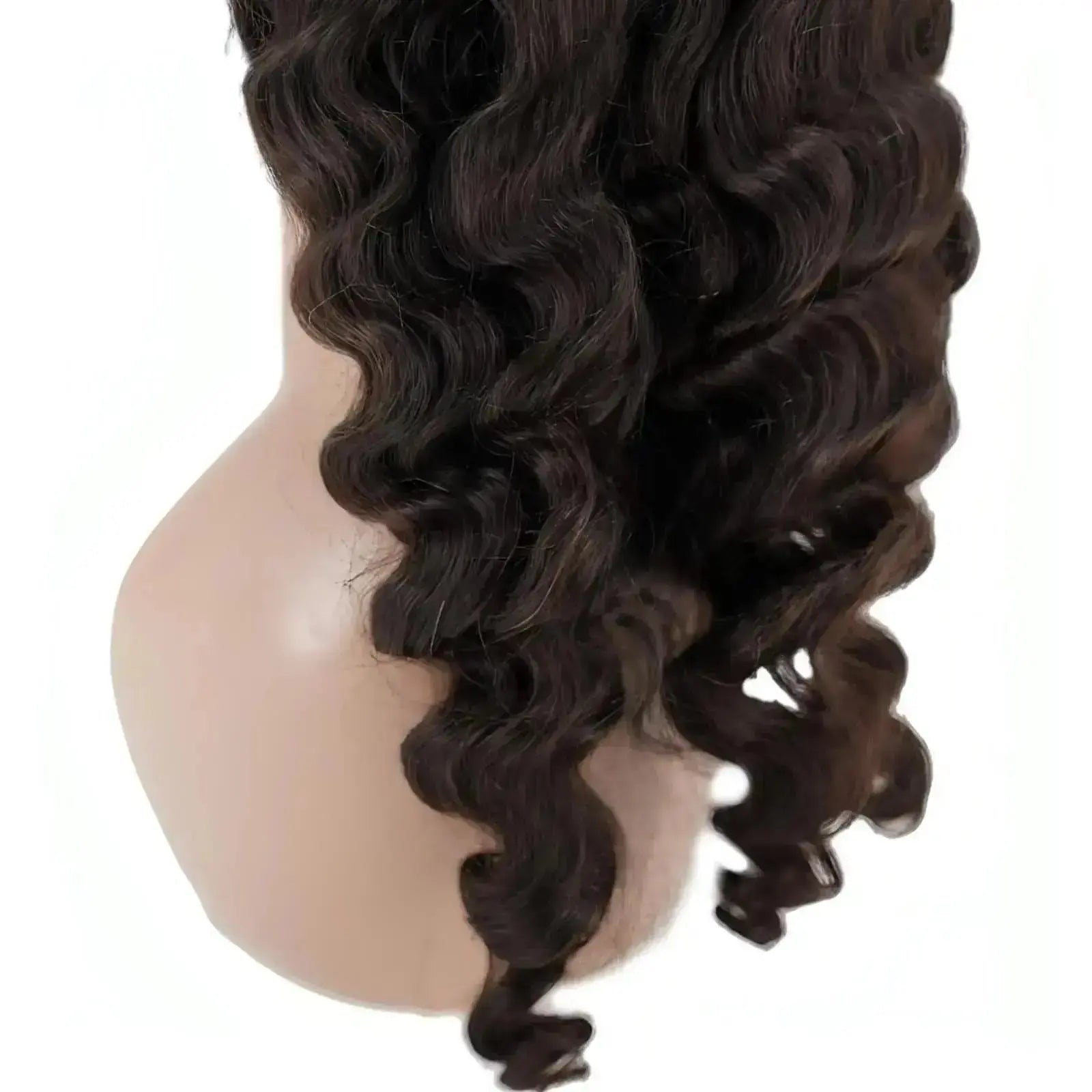 Loose Wave Transparent Lace Front Wig ~ 100% Human Hair HookedOnBundles Virgin Hair